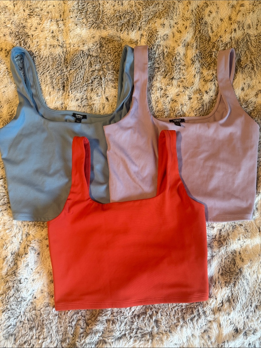 Express cropped tanks